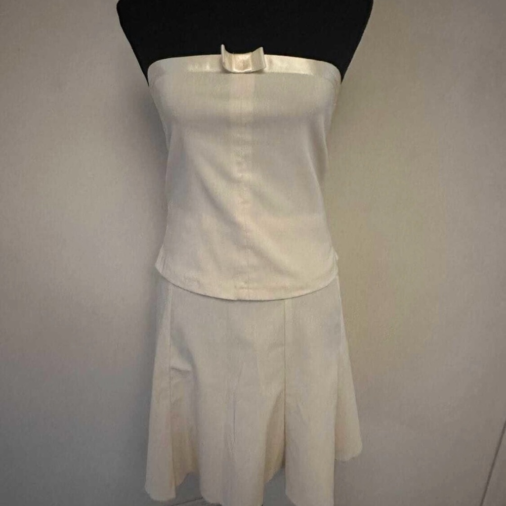 Cocktail two pieces set with bow